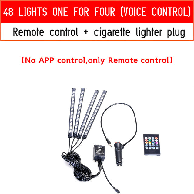 Car Led Light With USB