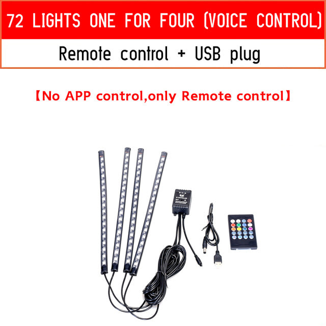 Car Led Light With USB