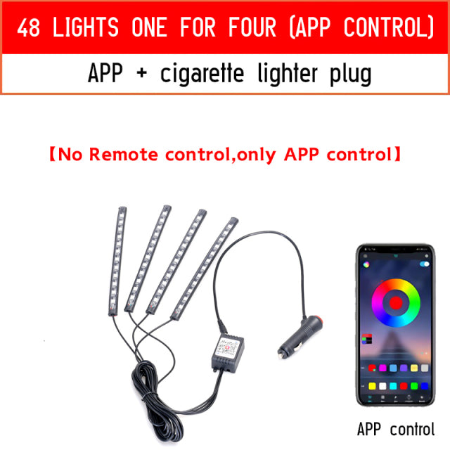 Car Led Light With USB