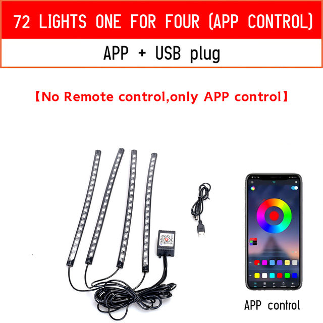 Car Led Light With USB